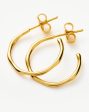 Small Molten Hoop Earrings Discount