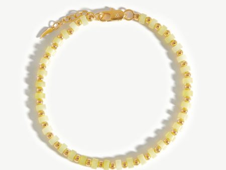 Beaded Bracelet | 18ct Gold Plated Yellow For Discount