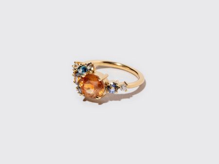 Vega Ring - Orange Sapphire For Cheap