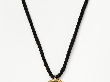 Wavy Ridge Caspia Gemstone Cord Necklace Online