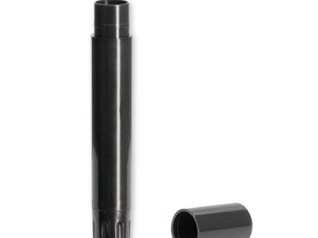 Slim Line Lip Balm Tube w  Cap - Black - .07 oz Online Hot Sale