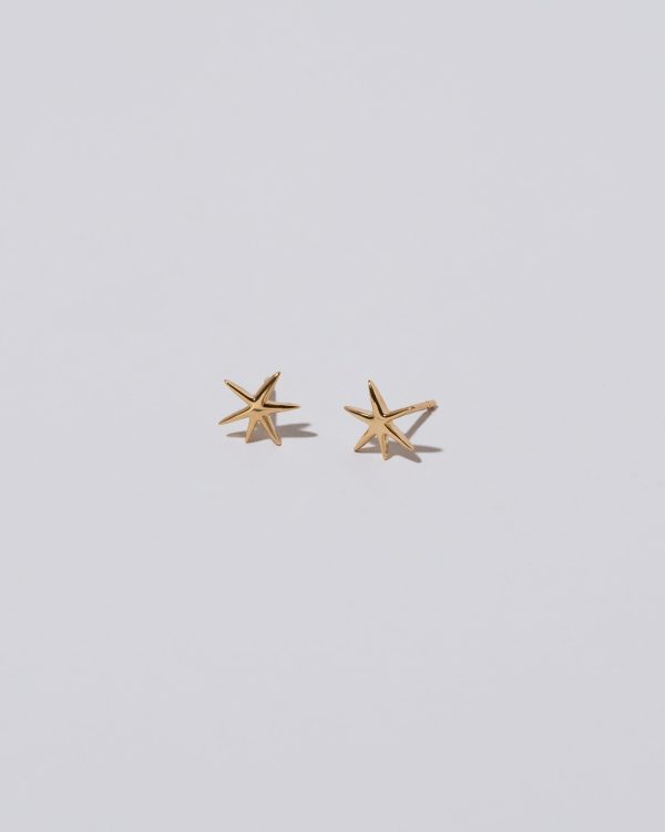 Verve Six Point Star Stud Earrings - Small For Discount