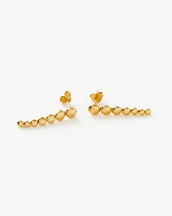 Beaded Drop Earrings | 18ct Gold Vermeil Supply