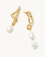 Molten Baroque Pearl Mismatch Drop Earrings Discount