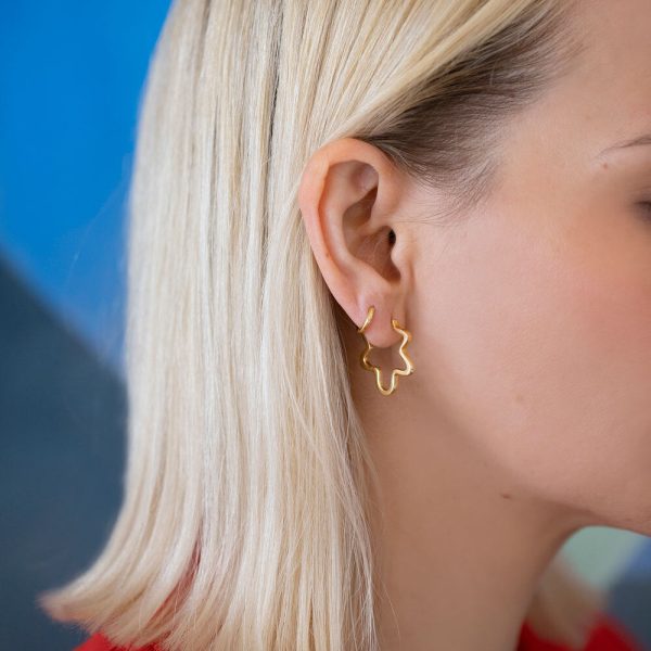 Wild Poppies Hoop Earrings Online Hot Sale