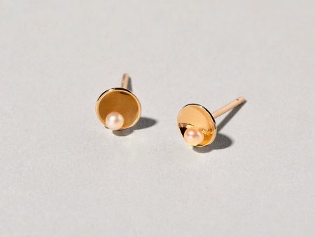 Pearl Cup Earrings For Discount