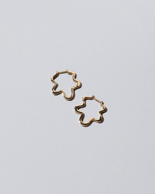 Wild Poppies Hoop Earrings Online Hot Sale