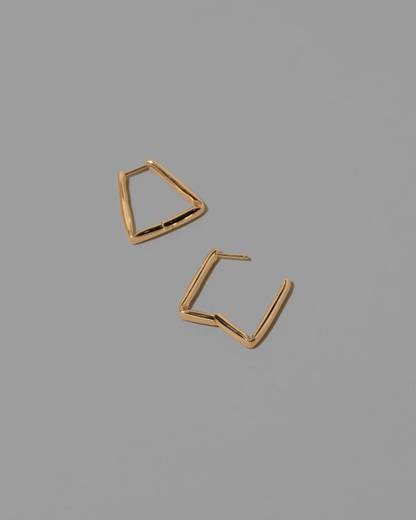 Bend Hoop Earrings For Discount